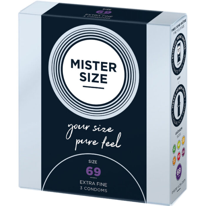 MISTER SIZE - PRESERVATIVOS TALLA XXXL 69 MM (3 UNIDADES) - CandyHot - Foto 2