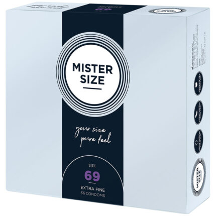 MISTER SIZE - PRESERVATIVOS TALLA XXXL 69 MM (36 UNIDADES) - CandyHot - Foto 2