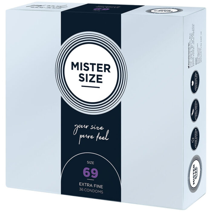 MISTER SIZE - PRESERVATIVOS TALLA XXXL 69 MM (36 UNIDADES) - CandyHot - Foto 2