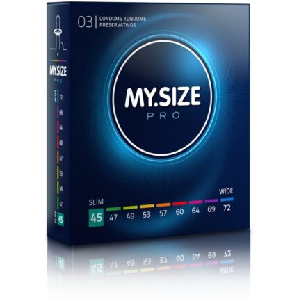 MY SIZE - PRO PRESERVATIVOS 45 MM 3 UNIDADES - CandyHot - Foto 1