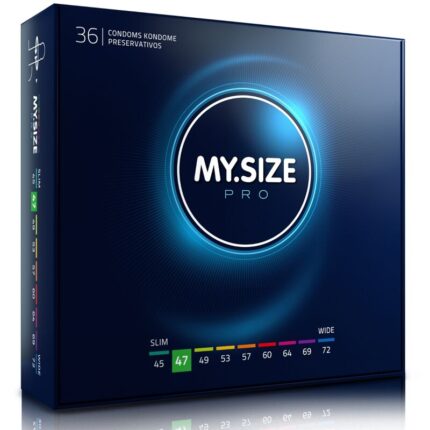 MY SIZE - PRO PRESERVATIVOS 47 MM 36 UNIDADES - CandyHot - Foto 1