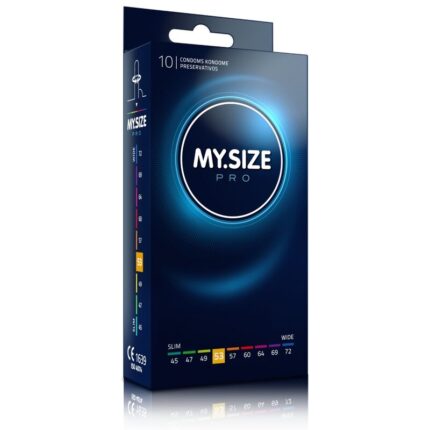 MY SIZE - PRO PRESERVATIVOS 53 MM 10 UNIDADES - CandyHot - Foto 1