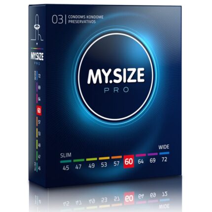 MY SIZE - PRO PRESERVATIVOS 60 MM 3 UNIDADES - CandyHot - Foto 1