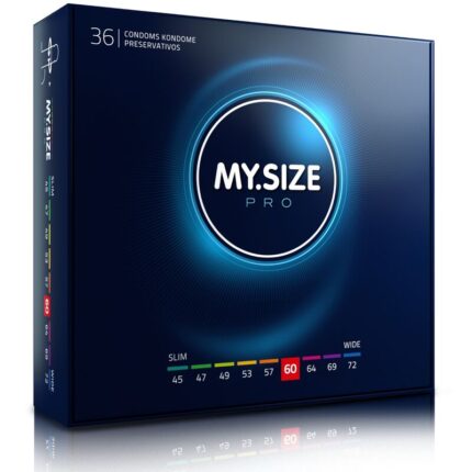 MY SIZE - PRO PRESERVATIVOS 60 MM 36 UNIDADES - CandyHot - Foto 1