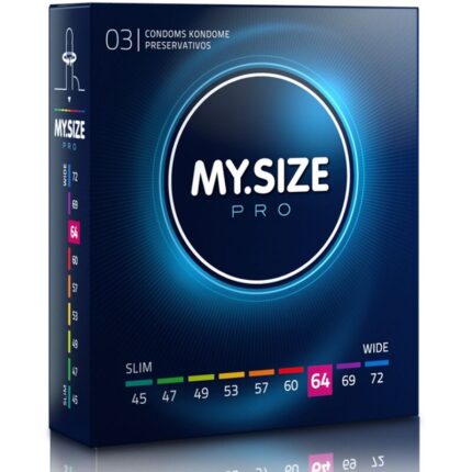 MY SIZE - PRO PRESERVATIVOS 64 MM 3 UNIDADES - CandyHot - Foto 1