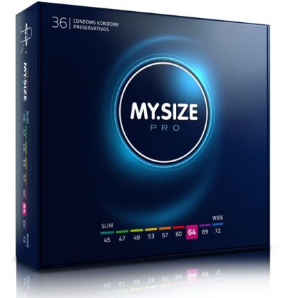 MY SIZE - PRO PRESERVATIVOS 64 MM 36 UNIDADES - CandyHot - Foto 1