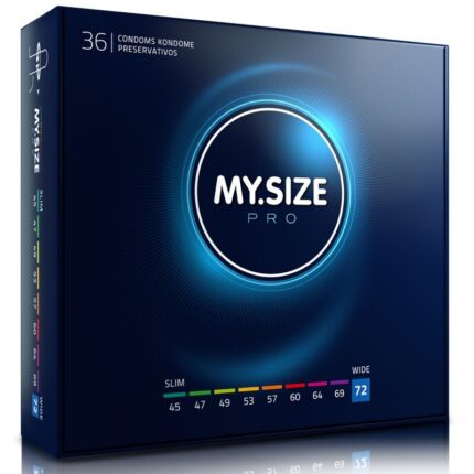 MY SIZE - PRO PRESERVATIVOS 72 MM 36 UNIDADES - CandyHot - Foto 1