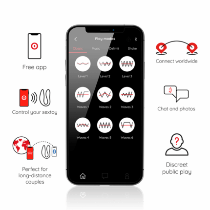 ONINDER - LISBOA ESTIMULADOR PUNTO G & CLÍTORIS NEGRO - APP GRATUITA - CandyHot - Foto 2