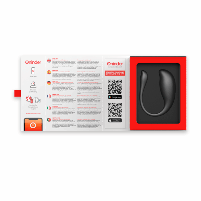 ONINDER - NAIROBI HUEVO VIBRADOR NEGRO - APP GRATUITA - CandyHot - Foto 5