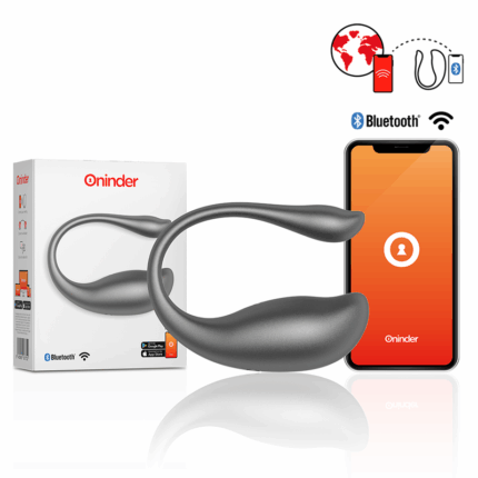 ONINDER - NAIROBI HUEVO VIBRADOR NEGRO - APP GRATUITA - CandyHot - Foto 1