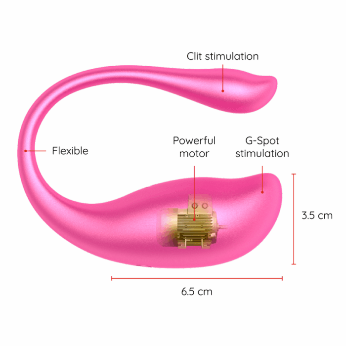 ONINDER - NAIROBI HUEVO VIBRADOR ROSA - APP GRATUITA - CandyHot - Foto 3