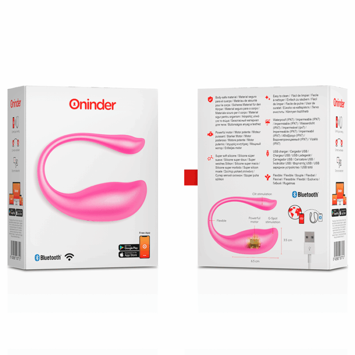 ONINDER - NAIROBI HUEVO VIBRADOR ROSA - APP GRATUITA - CandyHot - Foto 6