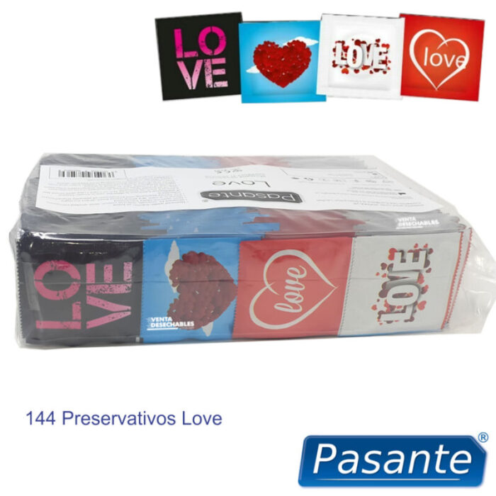 PASANTE - PRESERVATIVO LOVE BOLSA 144 UNIDADES - CandyHot - Foto 3