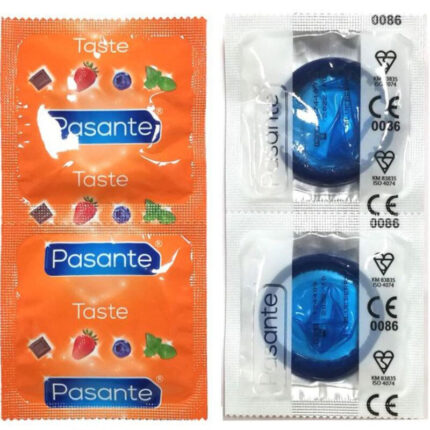 PASANTE - PRESERVATIVO SABOR ARANDANO BOLSA 144 UNIDADES - CandyHot - Foto 1