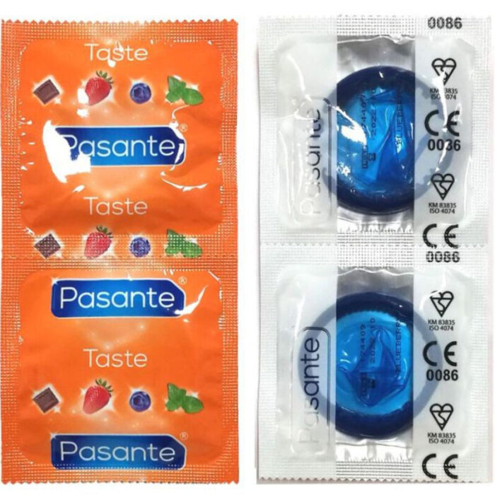 PASANTE - PRESERVATIVO SABOR ARANDANO BOLSA 144 UNIDADES - CandyHot - Foto 1