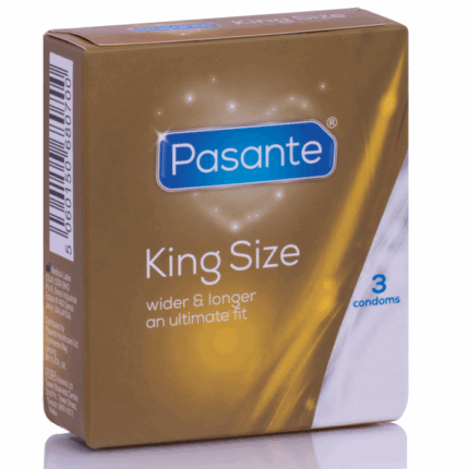 PASANTE - PRESERVATIVOS KING MS LARGOS Y ANCHOS 3 UNIDADES - CandyHot - Foto 1