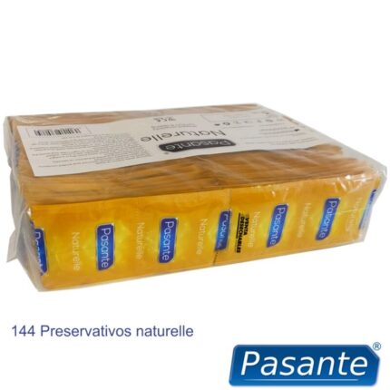 PASANTE - PRESERVATIVOS NATURELLE BOLSA 144 UNIDADES - CandyHot - Foto 2