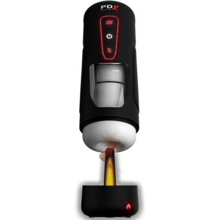PDX ELITE - MILK ME HOTTER MASTURBADOR AUTOMÁTICO CON THRUSTING Y VIBRACIÓN EFECTO CALOR - CandyHot - Foto 1