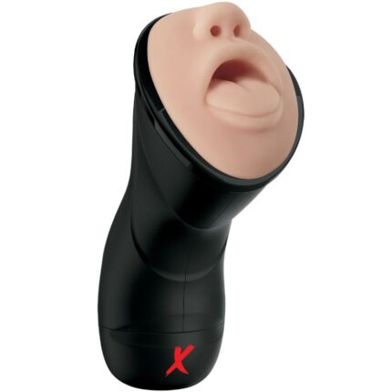PDX ELITE - STROKER REALÍSTICO GARGANTA PROFUNDA CON VIBRACIÓN - CandyHot - Foto 1