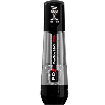 PDX ELITE - VIEWTUBE MAX VIEW MASTURNADOR AUTOMÁTICO CON SUCCIÓN TRANSPARENTE - CandyHot - Foto 1