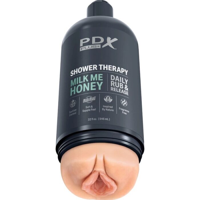 PDX PLUS - MASTURBADOR STROKER DISEÑO DISCRETO DE BOTE CHAMPU MILK ME HONEY - CandyHot - Foto 1