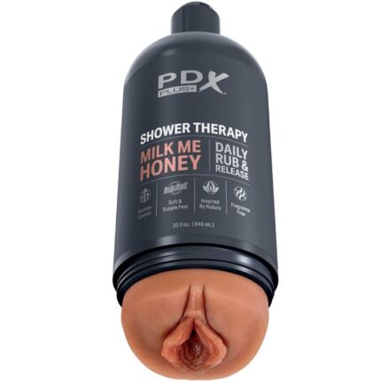 PDX PLUS - MASTURBADOR STROKER DISEÑO DISCRETO DE BOTE CHAMPU MILK ME HONEY CARAMELO - CandyHot - Foto 1