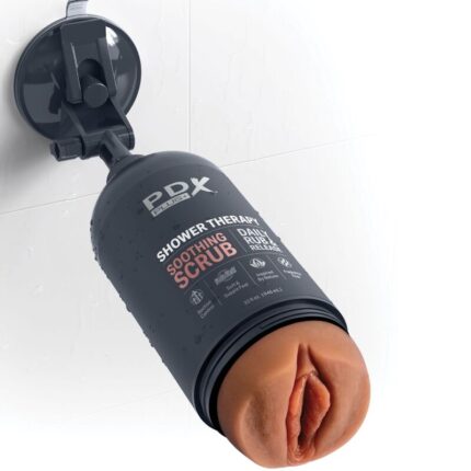 PDX PLUS - MASTURBADOR STROKER DISEÑO DISCRETO DE BOTE CHAMPU SOOTHING SCRUB CARAMELO - CandyHot - Foto 2