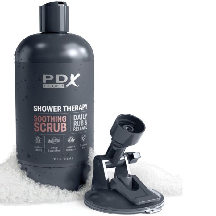 PDX PLUS - MASTURBADOR STROKER DISEÑO DISCRETO DE BOTE CHAMPU SOOTHING SCRUB CARAMELO - CandyHot - Foto 4