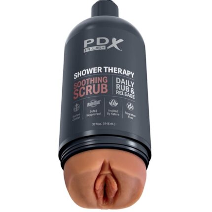 PDX PLUS - MASTURBADOR STROKER DISEÑO DISCRETO DE BOTE CHAMPU SOOTHING SCRUB CARAMELO - CandyHot - Foto 1