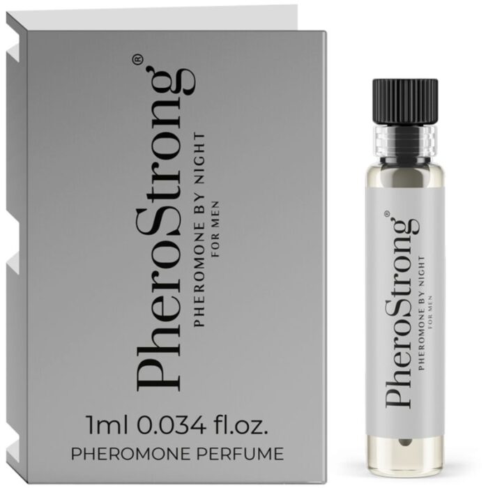 PHEROSTRONG - PERFUME CON FEROMONAS BY NIGHT PARA HOMBRE 1 ML - CandyHot - Foto 1