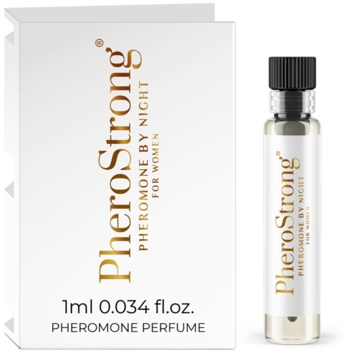 PHEROSTRONG - PERFUME CON FEROMONAS BY NIGHT PARA MUJER 1 ML - CandyHot - Foto 1