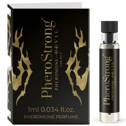 PHEROSTRONG - PERFUME CON FEROMONAS DEVIL PARA HOMBRE 1 ML - CandyHot - Foto 1