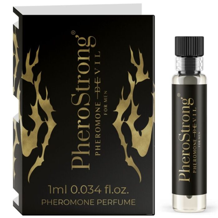 PHEROSTRONG - PERFUME CON FEROMONAS DEVIL PARA HOMBRE 1 ML - CandyHot - Foto 1