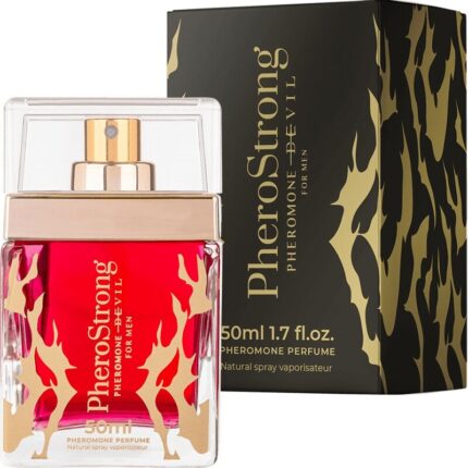 PHEROSTRONG - PERFUME CON FEROMONAS DEVIL PARA HOMBRE 50 ML - CandyHot - Foto 1