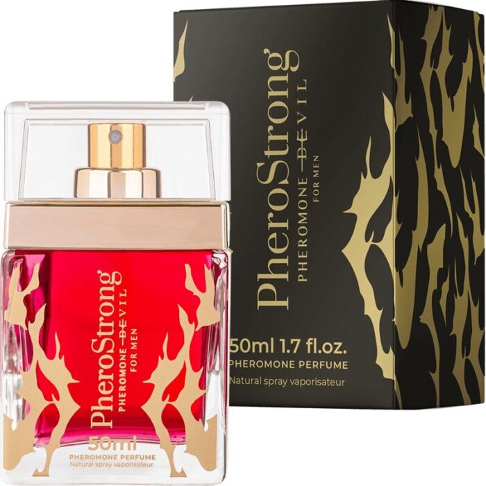PHEROSTRONG - PERFUME CON FEROMONAS DEVIL PARA HOMBRE 50 ML - CandyHot - Foto 1
