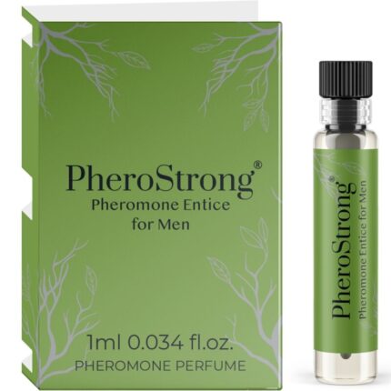 PHEROSTRONG - PERFUME CON FEROMONAS ENTICE PARA HOMBRE 1 ML - CandyHot - Foto 1