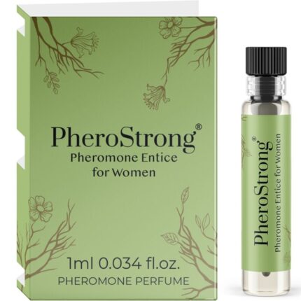 PHEROSTRONG - PERFUME CON FEROMONAS ENTICE PARA MUJER 1 ML - CandyHot - Foto 1