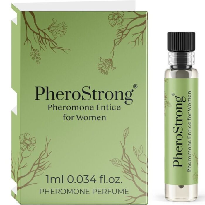 PHEROSTRONG - PERFUME CON FEROMONAS ENTICE PARA MUJER 1 ML - CandyHot - Foto 1