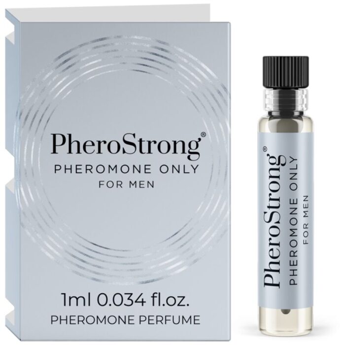 PHEROSTRONG - PERFUME CON FEROMONAS ONLY PARA HOMBRE 1 ML - CandyHot - Foto 1