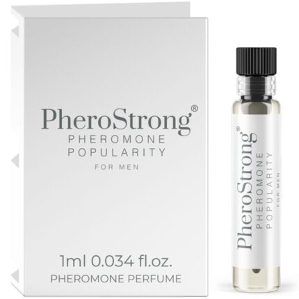 PHEROSTRONG - PERFUME CON FEROMONAS POPULARITY PARA HOMBRE 1 ML - CandyHot - Foto 1