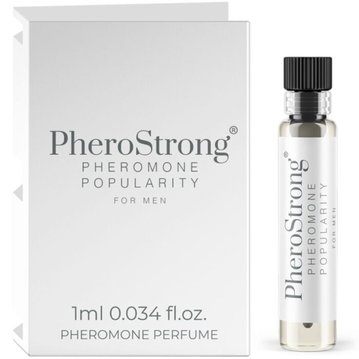PHEROSTRONG - PERFUME CON FEROMONAS POPULARITY PARA HOMBRE 1 ML - CandyHot - Foto 1