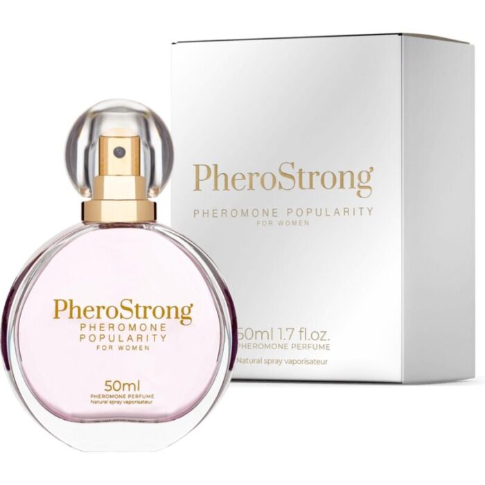 PHEROSTRONG - PERFUME CON FEROMONAS POPULARITY PARA MUJER 50 ML - CandyHot - Foto 1