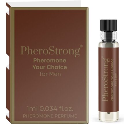 PHEROSTRONG - PERFUME CON FEROMONAS YOUR CHOICE PARA HOMBRE 1 ML - CandyHot - Foto 1