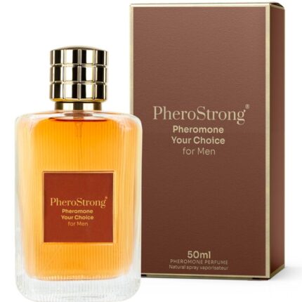 PHEROSTRONG - PERFUME CON FEROMONAS YOUR CHOICE PARA HOMBRE 50 ML - CandyHot - Foto 1