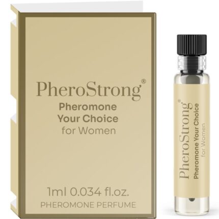 PHEROSTRONG - PERFUME CON FEROMONAS YOUR CHOICE PARA MUJER 1 ML - CandyHot - Foto 1