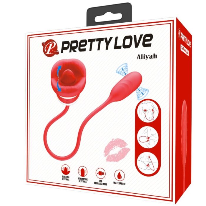 PRETTY LOVE - ALIYAH MASTURBADOR BOCA ROJO - CandyHot - Foto 6