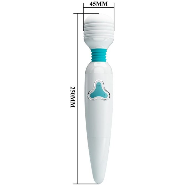 PRETTY LOVE - CLOUD VIBRADOR WAND 7 VIBRACIONES BLANCO - CandyHot - Foto 6