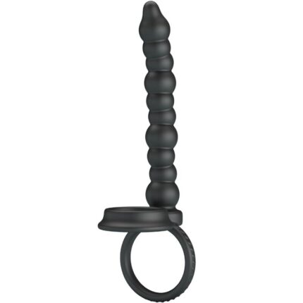 PRETTY LOVE - DILLION ANILLO PENE PARA DONLE PENETACIÓN NEGRO - CandyHot - Foto 2