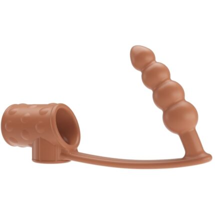 PRETTY LOVE - FUNDA PARA PENE CON PLUG ANAL NATURAL - CandyHot - Foto 1