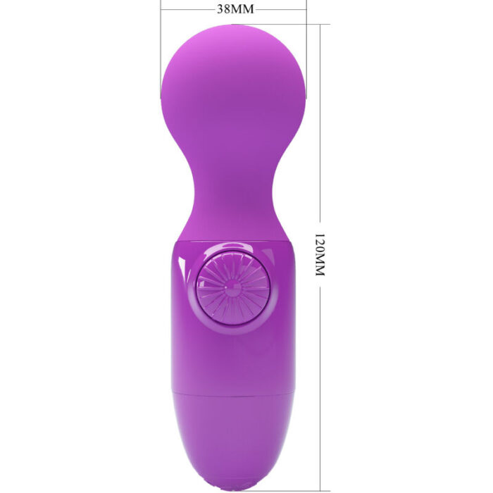 PRETTY LOVE - MINI MASAJEADOR PERSONAL MORADO - CandyHot - Foto 5